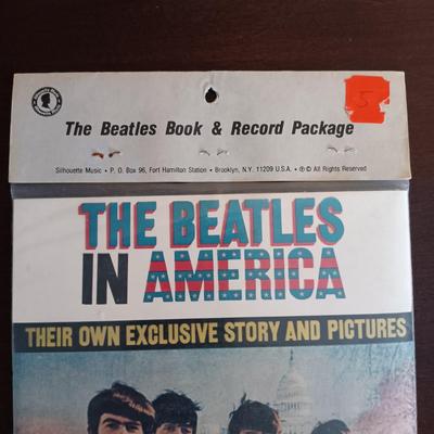 LOT 110B: The Beatles in America 1960's Book and Record Package