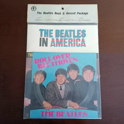 LOT 110B: The Beatles in America 1960's Book and Record Package