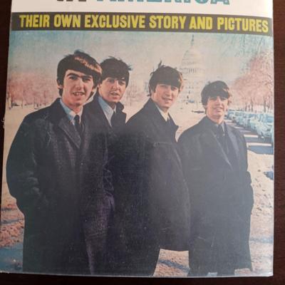 LOT 110B: The Beatles in America 1960's Book and Record Package