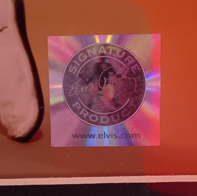 LOT 111B: Elvis Presley Sealed Chu-Bops Mini Bubblegum Albums w/ 'All Shook Up' Photo and Envelope in Frame