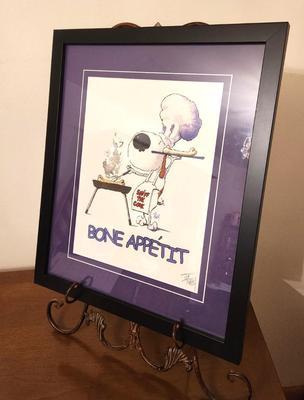 Lot #286 Signed Jim Tweedy "Bone Appetite" Artwork