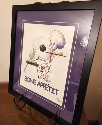 Lot #286 Signed Jim Tweedy "Bone Appetite" Artwork