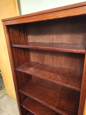Lot #294 Solid Wood Bookcase with Adjustable Shelving