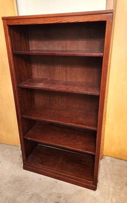 Lot #294 Solid Wood Bookcase with Adjustable Shelving