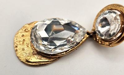 Lot #296 Artisan Ring and Clip Earring Set - Blingy!