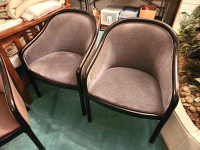 Lot #299 Lot of 3 Bernhardt Club Chairs - these were in Pete's Production Office