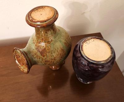 Lot #310 Two Pieces Casey Willems Williams Studio Pottery - Louisiana Art Pottery