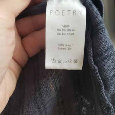 Poetry Brand Shirts, Dress and Long Sweater women’s Size 14-16 (PC-KD)