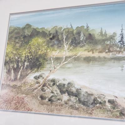 Original/Signed Watercolor by MJ Bily (PB-KD)