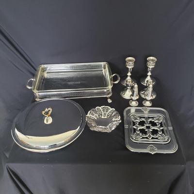 Towle, Crown, Kromex, Lovelace Sterling and Silver-Plated Formal Serving Ware and More (PB-KD)