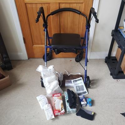 Drive Foldable Walker W/Seat and More (PB-KD)