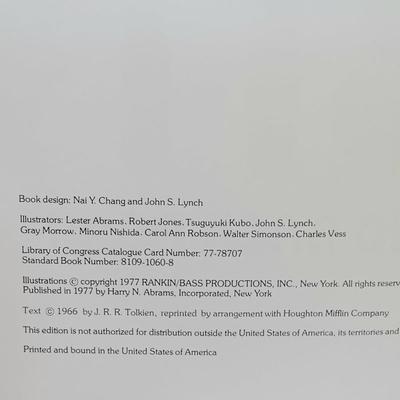 LOT 117B: J.R.R. Tolkien The Hobbit Illustrated edition 1977