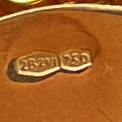 LOT 129J: 18K Gold 7.5" Bracelet - Marked 282VI 750 - 38 Grams