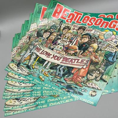 LOT 134B: Seven Copies of Beatlesongs! Promotional Posters