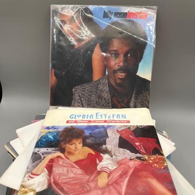 LOT 138B: Stack of 45s Vinyl (Dozens of Records) - The Fixx, Janet Jackson, Gloria Estefan and Much More