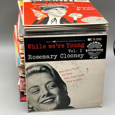 LOT 138B: Stack of 45s Vinyl (Dozens of Records) - The Fixx, Janet Jackson, Gloria Estefan and Much More