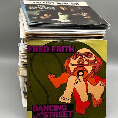 LOT 140B: Stack of 45s Vinyl (Dozens of Records) - The Supremes, Tina Turner, Journey and Much More