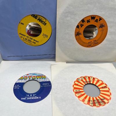 LOT 140B: Stack of 45s Vinyl (Dozens of Records) - The Supremes, Tina Turner, Journey and Much More