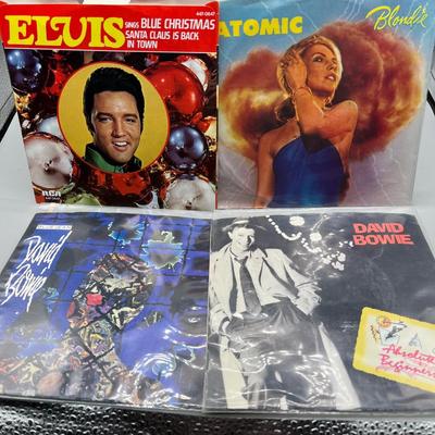 LOT 161B: Stack of 45s Vinyl (Dozens of Records) - Queen & David Bowie, Blondie, Talking Heads and Much More