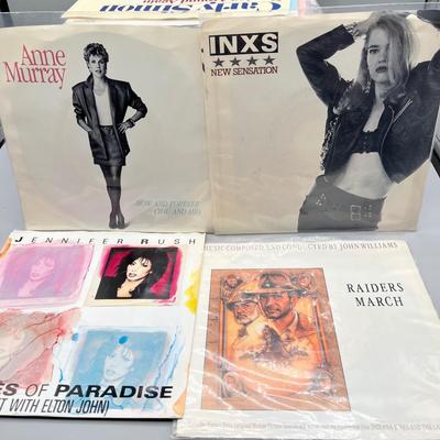 LOT 162B: Stack of 45s Vinyl (Dozens of Records) - Bruce Springsteen, Blondie, Elton John and Much More