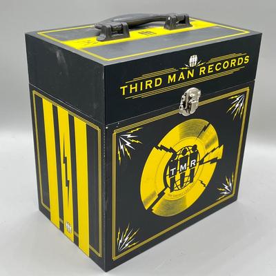 LOT 190B: Two Third Man Records 45 Record Carrying Cases