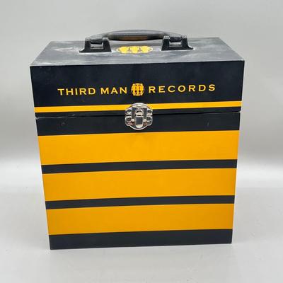 LOT 190B: Two Third Man Records 45 Record Carrying Cases