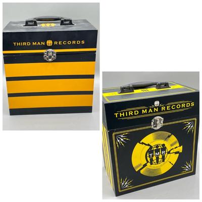 LOT 190B: Two Third Man Records 45 Record Carrying Cases