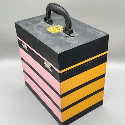 LOT 190B: Two Third Man Records 45 Record Carrying Cases