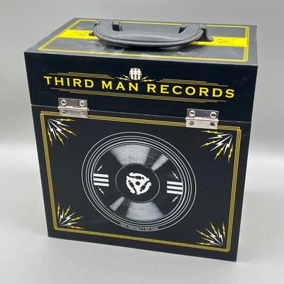 LOT 190B: Two Third Man Records 45 Record Carrying Cases