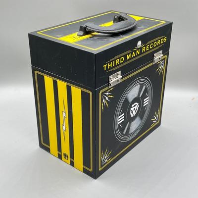 LOT 190B: Two Third Man Records 45 Record Carrying Cases