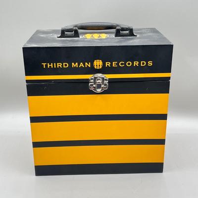 LOT 190B: Two Third Man Records 45 Record Carrying Cases