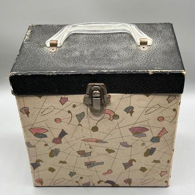 LOT 191B: Three Vintage 45 Record Carrying Cases Filled with Vinyl Single Records - Elvis, Prince, Rolling Stones and Much More