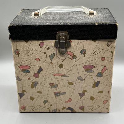 LOT 191B: Three Vintage 45 Record Carrying Cases Filled with Vinyl Single Records - Elvis, Prince, Rolling Stones and Much More