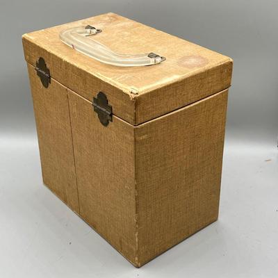 LOT 191B: Three Vintage 45 Record Carrying Cases Filled with Vinyl Single Records - Elvis, Prince, Rolling Stones and Much More