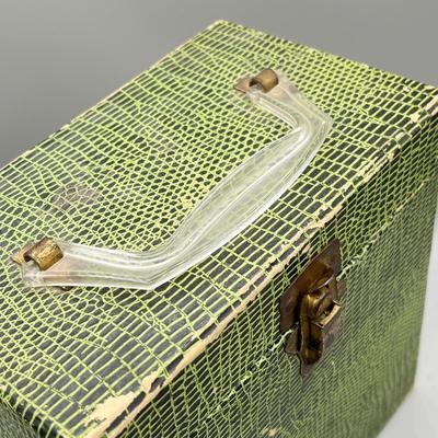 LOT 191B: Three Vintage 45 Record Carrying Cases Filled with Vinyl Single Records - Elvis, Prince, Rolling Stones and Much More