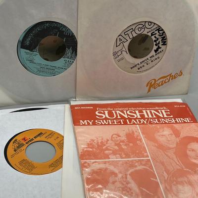 LOT 191B: Three Vintage 45 Record Carrying Cases Filled with Vinyl Single Records - Elvis, Prince, Rolling Stones and Much More