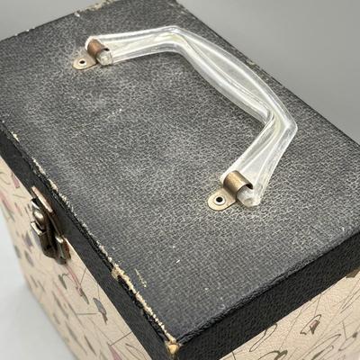 LOT 191B: Three Vintage 45 Record Carrying Cases Filled with Vinyl Single Records - Elvis, Prince, Rolling Stones and Much More