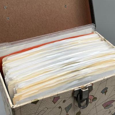 LOT 191B: Three Vintage 45 Record Carrying Cases Filled with Vinyl Single Records - Elvis, Prince, Rolling Stones and Much More