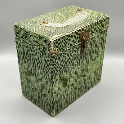 LOT 191B: Three Vintage 45 Record Carrying Cases Filled with Vinyl Single Records - Elvis, Prince, Rolling Stones and Much More