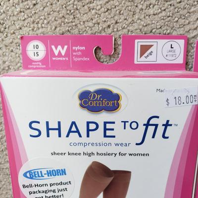 NIB Dr. Comfort Compression Wear/Spanx/Smartwool Size M & L (PC-KD)