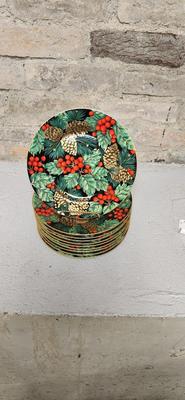Set of 10 dessert plates