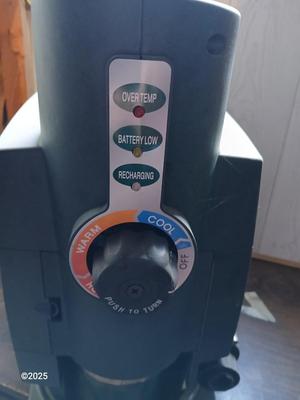 Coleman Hot Water On Demand Portable Water Heater with portable tote-along ten-gallon water tank