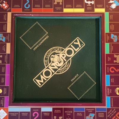 LOT 112B: The Franklin Mint Monopoly Collector's Edition w/ COA