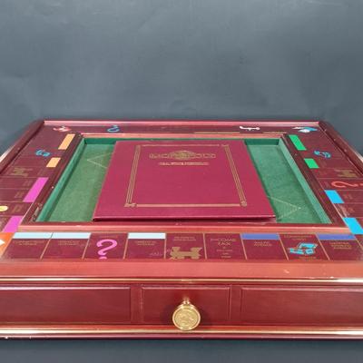 LOT 112B: The Franklin Mint Monopoly Collector's Edition w/ COA