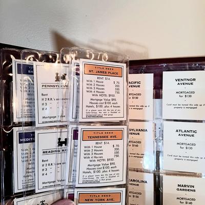 LOT 112B: The Franklin Mint Monopoly Collector's Edition w/ COA