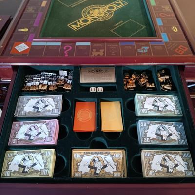 LOT 112B: The Franklin Mint Monopoly Collector's Edition w/ COA