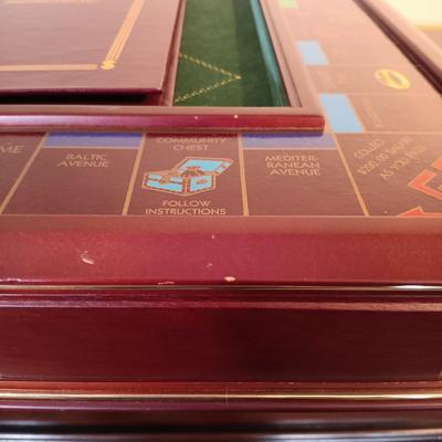 LOT 112B: The Franklin Mint Monopoly Collector's Edition w/ COA