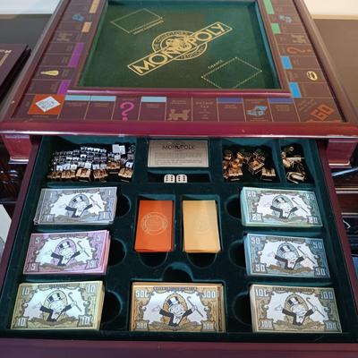 LOT 112B: The Franklin Mint Monopoly Collector's Edition w/ COA