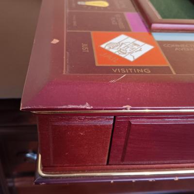 LOT 112B: The Franklin Mint Monopoly Collector's Edition w/ COA