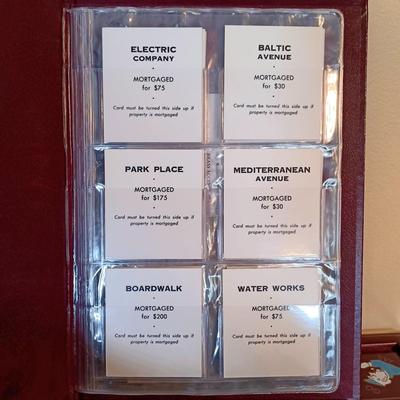 LOT 112B: The Franklin Mint Monopoly Collector's Edition w/ COA